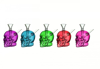 Бонг Bubbler Skull multicolor - Бонги - Производители и бренды - Skull - Магазин вапорайзеров, бонгов и лучших аксессуаров для курения  rastastore.ru