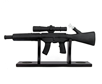 Бонг Machine gun - Прикольные товары - Магазин вапорайзеров, бонгов и лучших аксессуаров для курения  rastastore.ru
