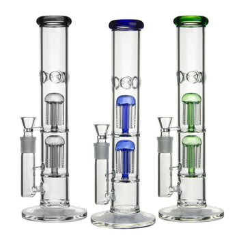 Бонг 2 x Tree Arm Perc - Бонги - Бонги стеклянные - Бонги средние (20-50 см) - Магазин вапорайзеров, бонгов и лучших аксессуаров для курения  rastastore.ru