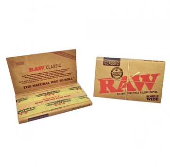 Бумажки RAW Classic Single Wide Double Pack - Самокрутки - Бумага RAW - Магазин вапорайзеров, бонгов и лучших аксессуаров для курения  rastastore.ru