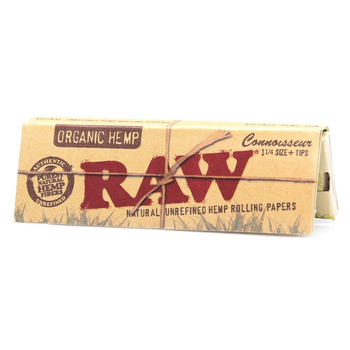 Бумажки Raw 1 & 1/4 + Tips (organic hemp) - Самокрутки - Бумага с фильтрами - Магазин вапорайзеров, бонгов и лучших аксессуаров для курения  rastastore.ru