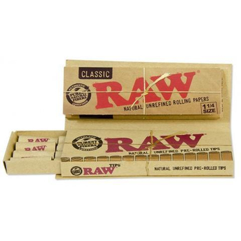 Бумажки Raw Connoisseur 1 1/4 size + Pre-rolled tips - Самокрутки - Бумага с фильтрами - Магазин вапорайзеров, бонгов и лучших аксессуаров для курения  rastastore.ru