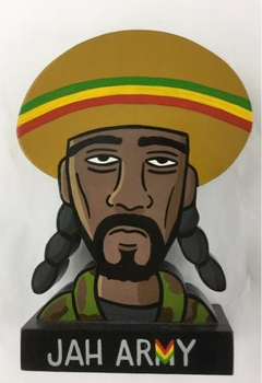 Статуэтка Jah Army - Раста атрибутика - Деревянные сувениры - Магазин вапорайзеров, бонгов и лучших аксессуаров для курения  rastastore.ru